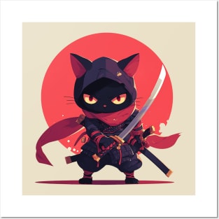 neko cat Posters and Art